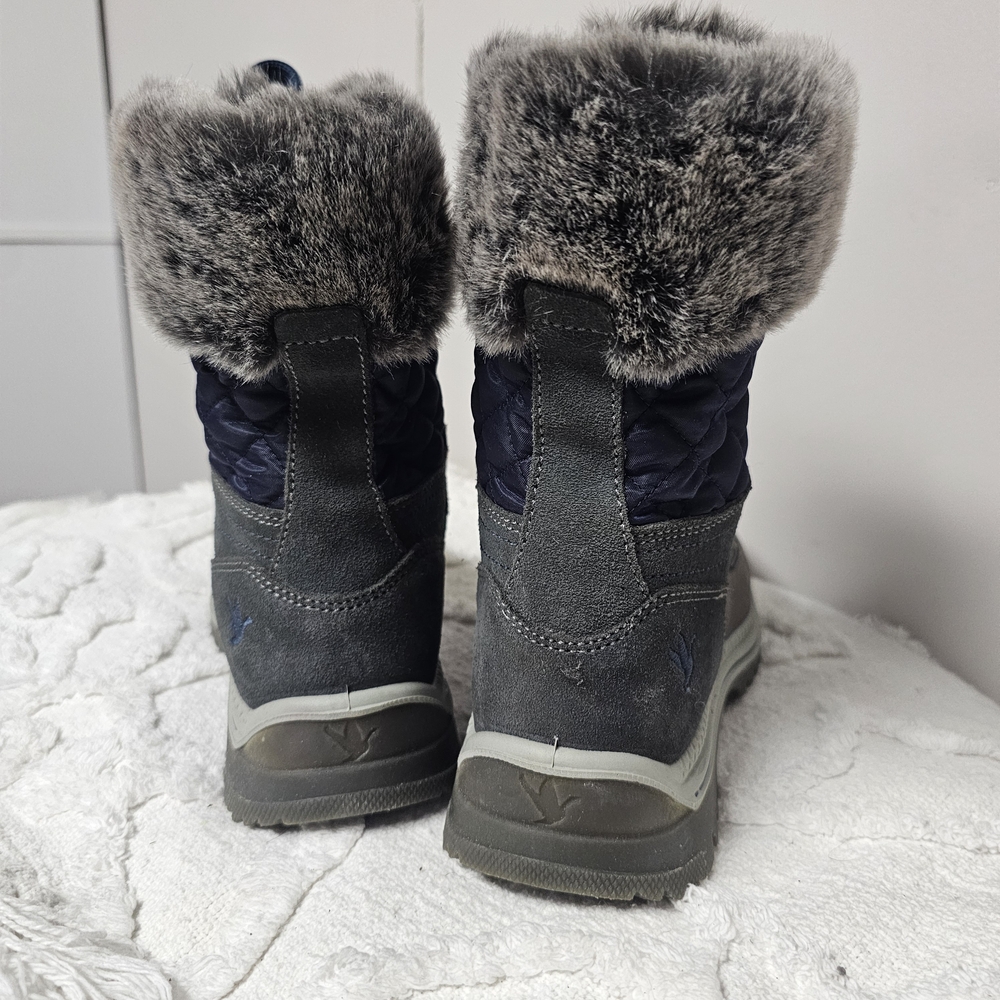 Santana Canada Maleo Made in Italy Winter Fur Weatherproof Boots Women‎ Size 9 - Picture 4 of 15